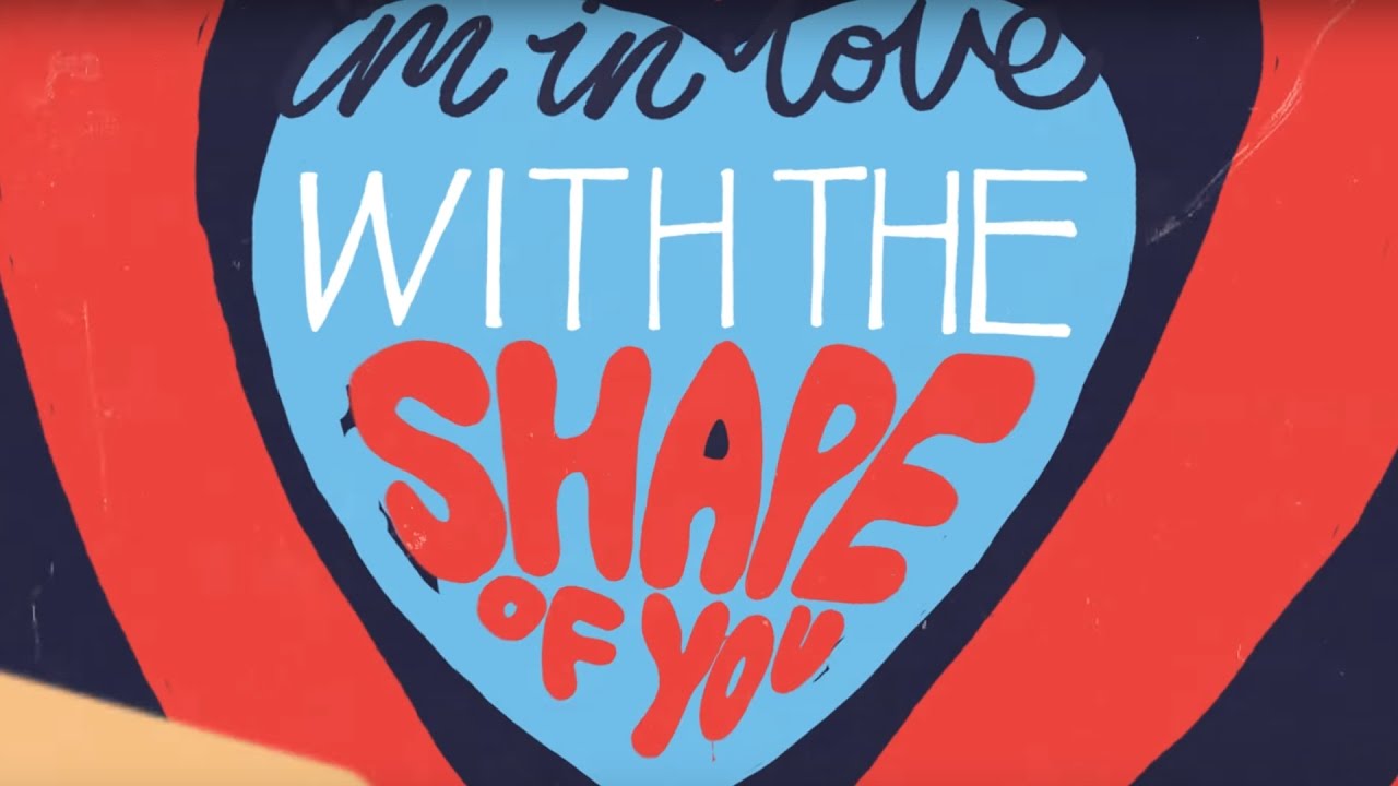 Ed Sheeran Shape Of You Official Lyric Video Star 106