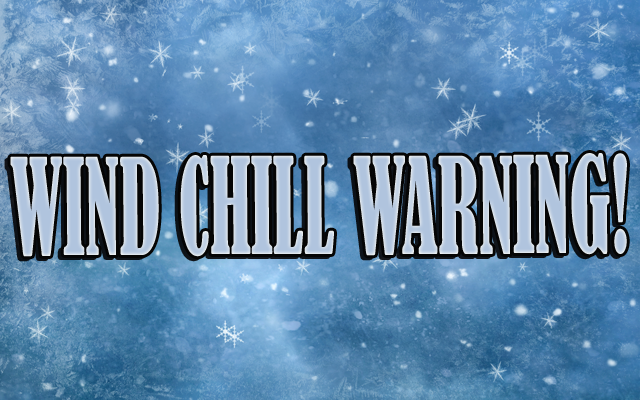 🌬⚠WIND CHILL WARNING remains in effect until Noon on Tuesday 🥶