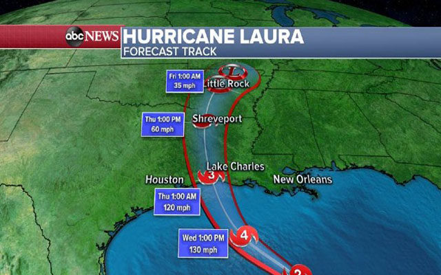 Laura Expected To Become Category 4 Hurricane With 130 Mph Winds