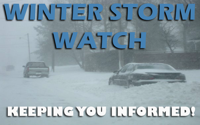 ❄Winter Storm Watch for Franklin and Butler counties❄