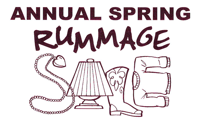 Annual Spring Rummage Sale 🪑🛋👕