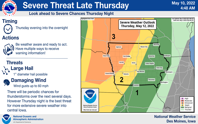 Severe Weather Threat Late Thursday