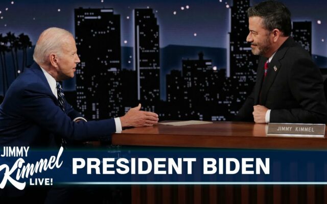 President Biden Appears On Jimmy Kimmel Live