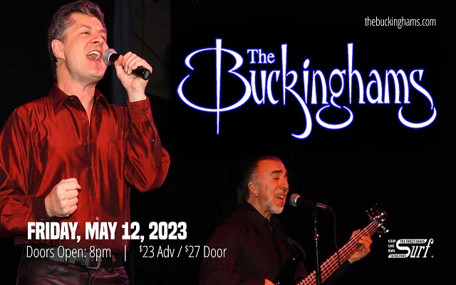 <h1 class="tribe-events-single-event-title">The Buckinghams at the Surf Ballroom</h1>
