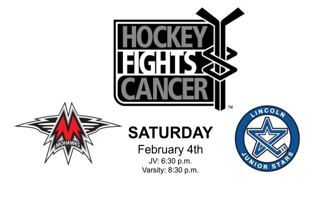 <h1 class="tribe-events-single-event-title">Hockey Fights Cancer – Mohawks vs. Lincoln, NE 🏒</h1>