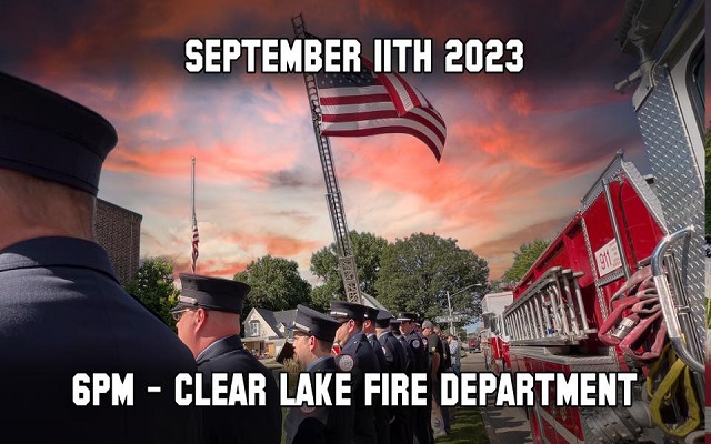 <h1 class="tribe-events-single-event-title">Clear Lake Fire Department September 11th Memorial Event</h1>
