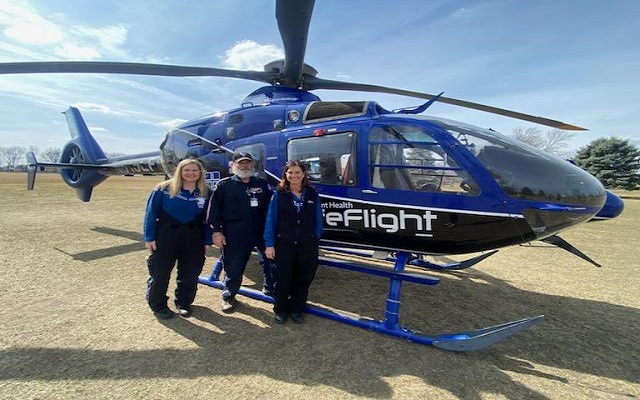 Clear Creek Elementary students top Kids Heart Challenge goal, rewarded with helicopter visit