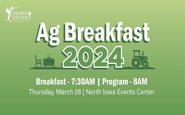 <h1 class="tribe-events-single-event-title">Mason City Chamber Of Commerce Ag Breakfast 🍳🥞</h1>